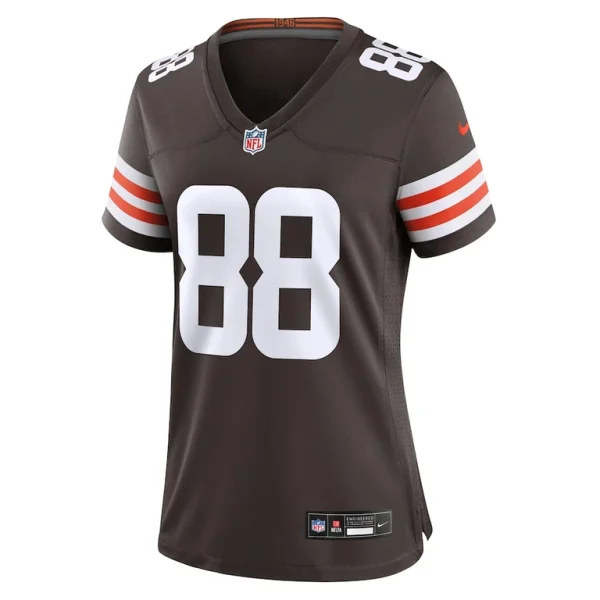 Jordan akins cleveland browns nike womens game jersey Brown M