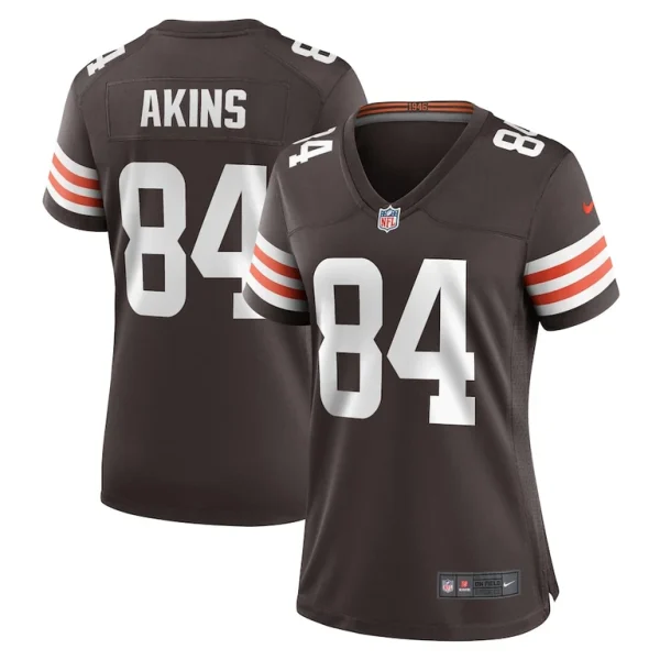 Jordan akins cleveland browns nike womens game player jersey Brown