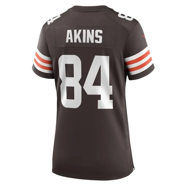 Jordan akins cleveland browns nike womens game player jersey Brown L