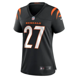 Jordan battle cincinnati bengals nike womens team game jersey Black M