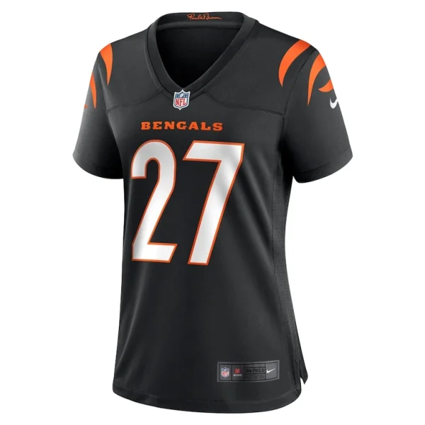 Jordan battle cincinnati bengals nike womens team game jersey Black M