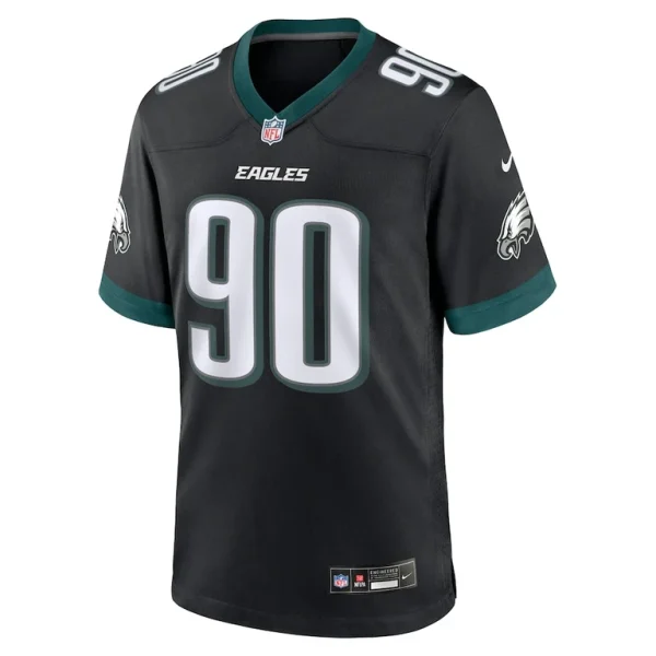 Jordan davis philadelphia eagles nike alternate game jersey Black M