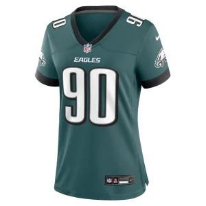 Jordan davis philadelphia eagles nike womens team game jersey Midnight green M