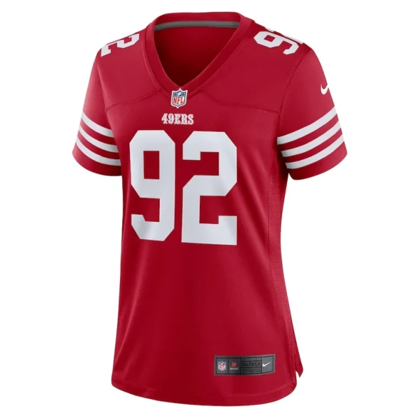 Jordan elliott san francisco 49ers nike womens team game jersey Scarlet S