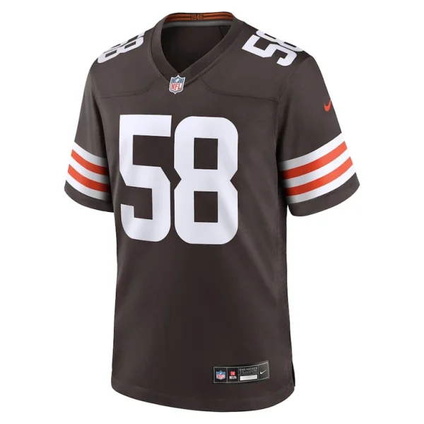 Jordan hicks cleveland browns nike game jersey Brown M