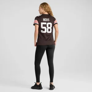 Jordan hicks cleveland browns nike womens game jersey Brown 2XL