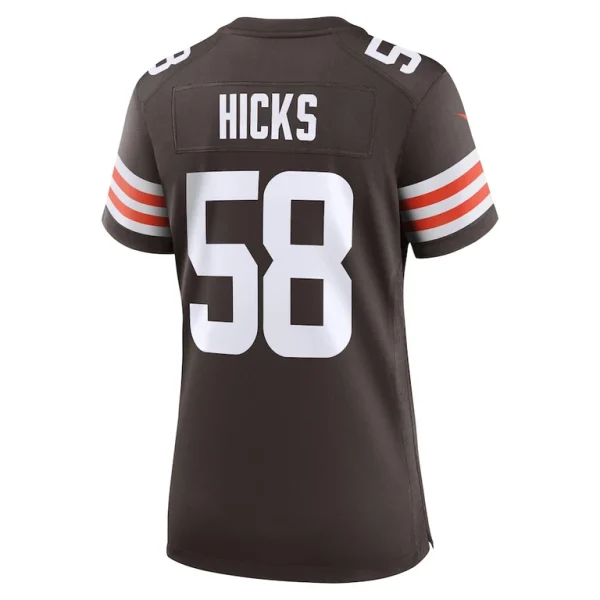 Jordan hicks cleveland browns nike womens game jersey Brown L