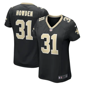 Jordan howden new orleans saints nike womens team game jersey Black