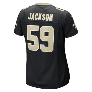 Jordan jackson new orleans saints nike womens game player jersey Black L