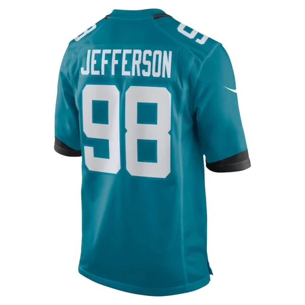 Jordan jefferson jacksonville jaguars nike team game jersey Teal L