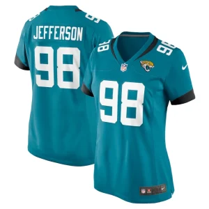 Jordan jefferson jacksonville jaguars nike womens game jersey Teal