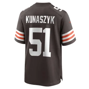 Jordan kunaszyk cleveland browns nike game player jersey Brown L