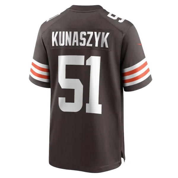 Jordan kunaszyk cleveland browns nike game player jersey Brown L