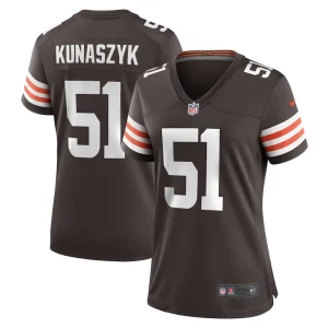 Jordan kunaszyk cleveland browns nike womens game player jersey Brown
