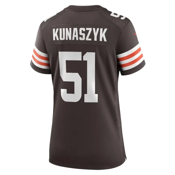 Jordan kunaszyk cleveland browns nike womens game player jersey Brown L