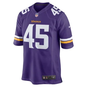 Jordan kunaszyk minnesota vikings nike game jersey Purple M