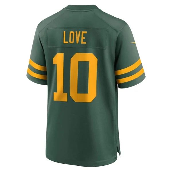 Jordan love green bay packers nike alternate game jersey Green L