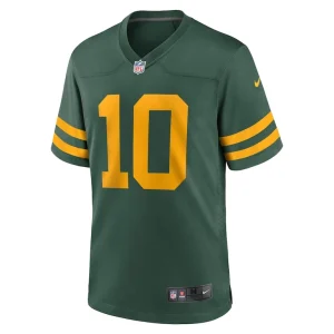 Jordan love green bay packers nike alternate game jersey Green M