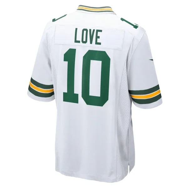 Jordan love green bay packers nike game jersey White L