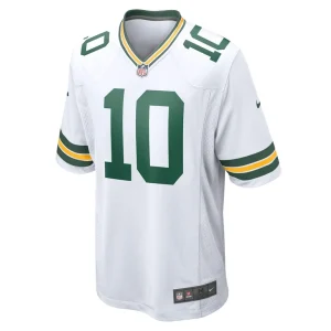 Jordan love green bay packers nike game jersey White M