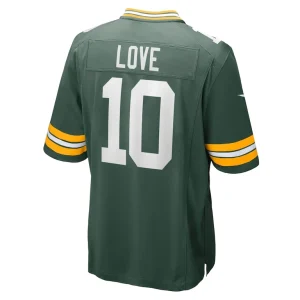 Jordan love green bay packers nike player game jersey Green L