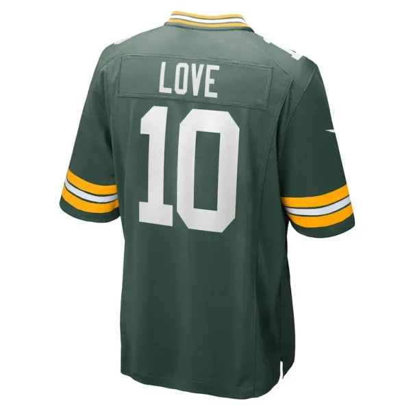 Jordan love green bay packers nike player game jersey Green L