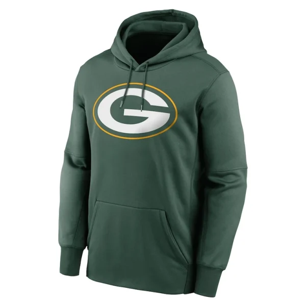 Jordan love green bay packers nike player name number performance pullover hoodie Green M