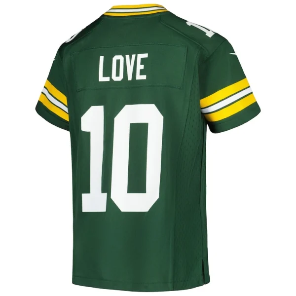 Jordan love green bay packers nike youth game jersey Green Yth L