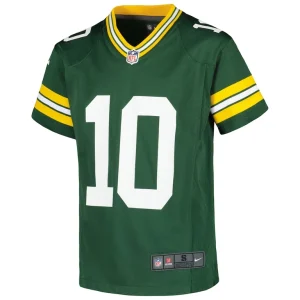 Jordan love green bay packers nike youth game jersey Green Yth M