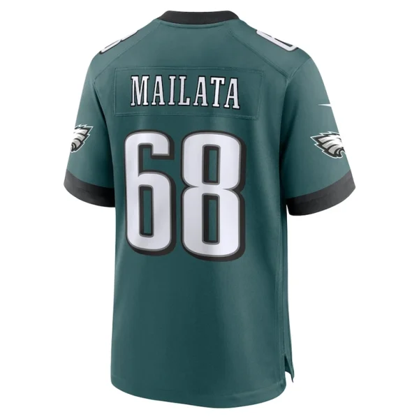 Jordan mailata philadelphia eagles nike team game jersey Midnight green L