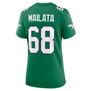 Jordan mailata philadelphia eagles nike womens alternate game jersey Kelly green L
