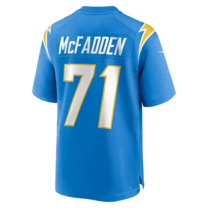 Jordan mcfadden los angeles chargers nike team game jersey Powder blue L