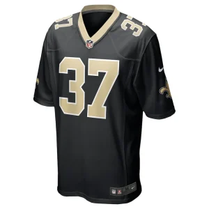 Jordan mims new orleans saints nike team game jersey Black M
