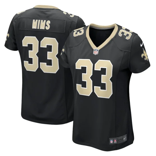 Jordan mims new orleans saints nike womens game jersey Black