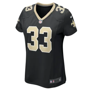 Jordan mims new orleans saints nike womens game jersey Black M
