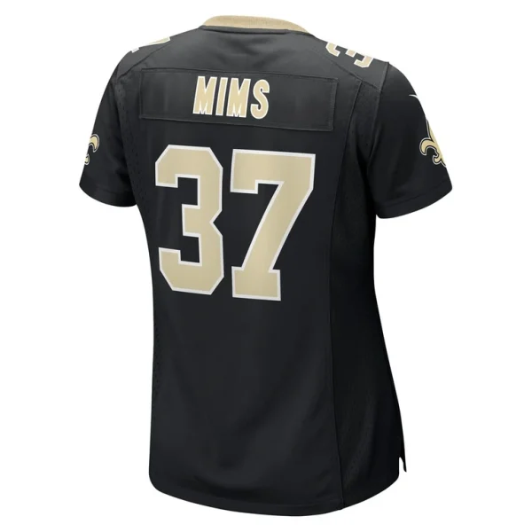 Jordan mims new orleans saints nike womens team game jersey Black L