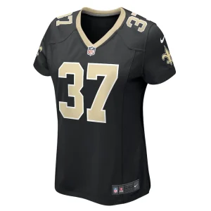 Jordan mims new orleans saints nike womens team game jersey Black M