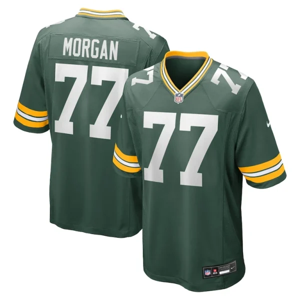 Jordan morgan green bay packers nike player game jersey Green