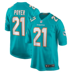 Jordan poyer miami dolphins nike game jersey Aqua