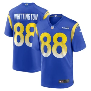 Jordan whittington los angeles rams nike team game jersey Royal