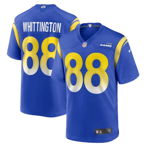 Jordan whittington los angeles rams nike team game jersey Royal