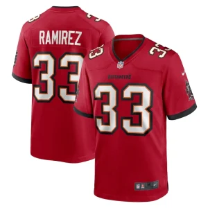 Jose ramirez tampa bay buccaneers nike game jersey Red