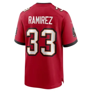 Jose ramirez tampa bay buccaneers nike game jersey Red L