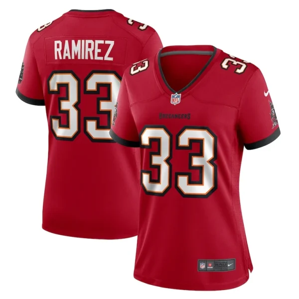Jose ramirez tampa bay buccaneers nike womens game jersey Red
