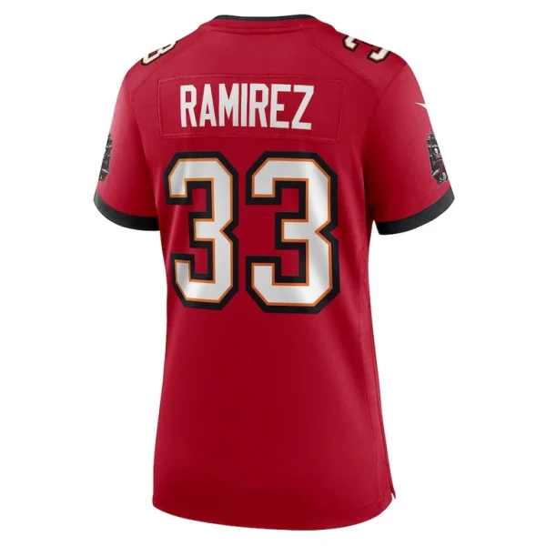 Jose ramirez tampa bay buccaneers nike womens game jersey Red L