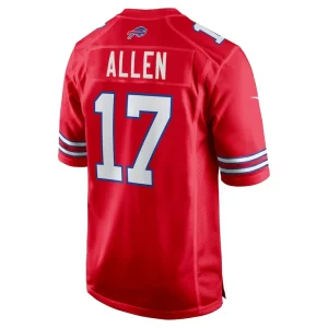 Josh allen buffalo bills nike alternate game jersey Red L