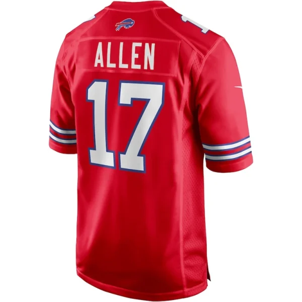 Josh allen buffalo bills nike alternate game player jersey Red L