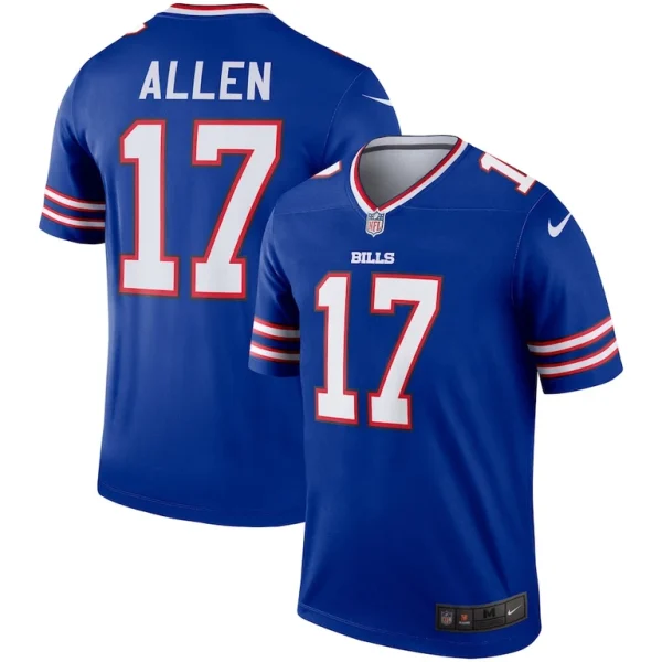 Josh allen buffalo bills nike team legend player performance top Royal