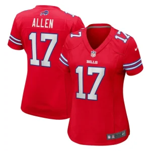 Josh allen buffalo bills nike womens player jersey Red