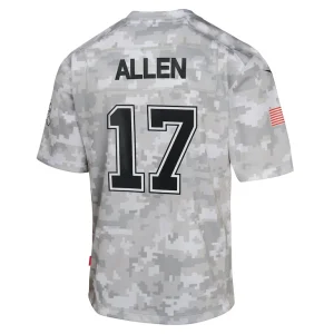 Josh allen buffalo bills nike youth 2024 salute to service game jersey Arctic camo Yth L